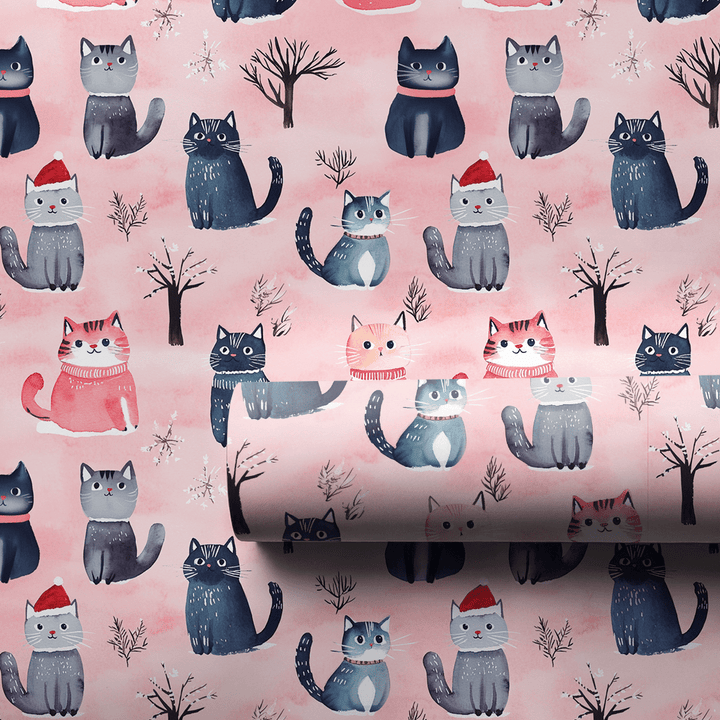 Pastel Panther - Wrapping Paper - Aspen & Arlo