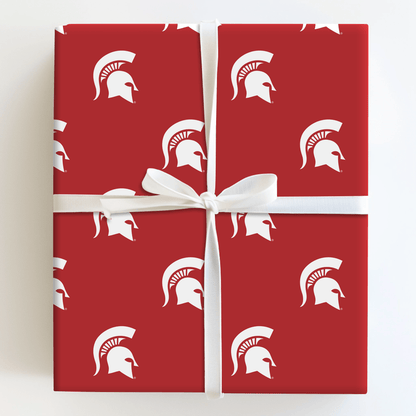 Spartan Holly Jolly - Wrapping Paper - Aspen & Arlo