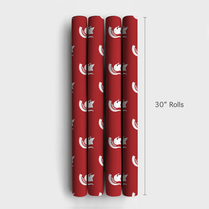 Spartan Holly Jolly - Wrapping Paper - Aspen & Arlo