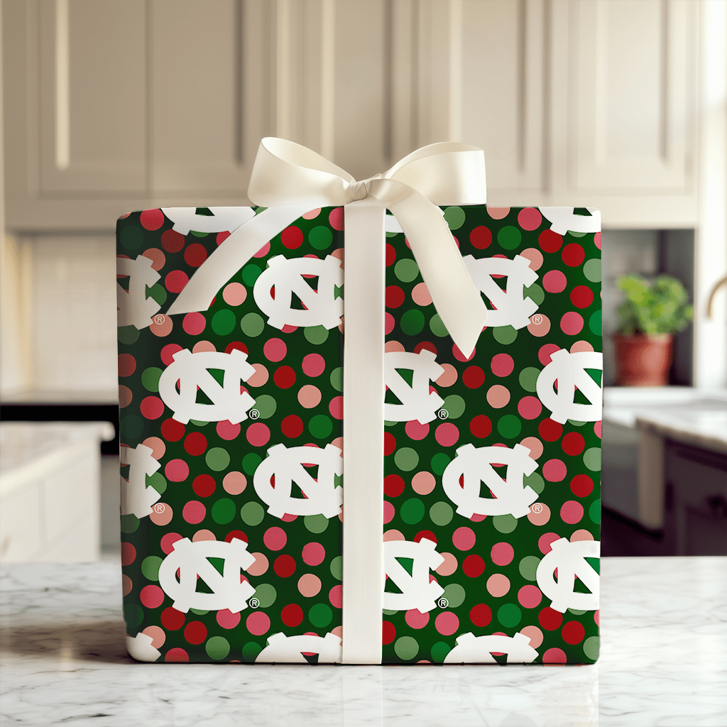 Carolina Christmas Dots - Wrapping Paper - Aspen & Arlo