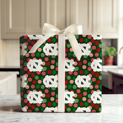 Carolina Christmas Dots - Wrapping Paper - Aspen & Arlo