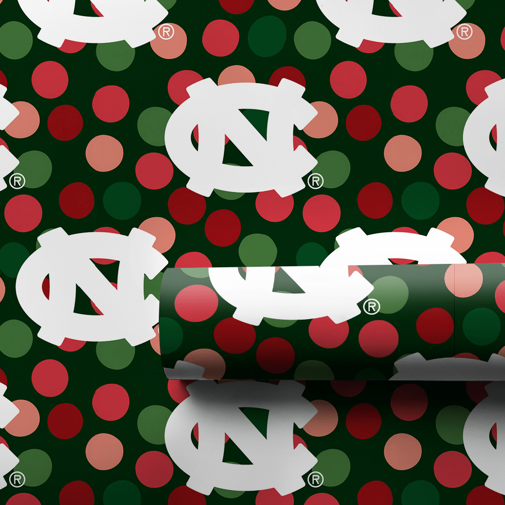 Carolina Christmas Dots - Wrapping Paper - Aspen & Arlo