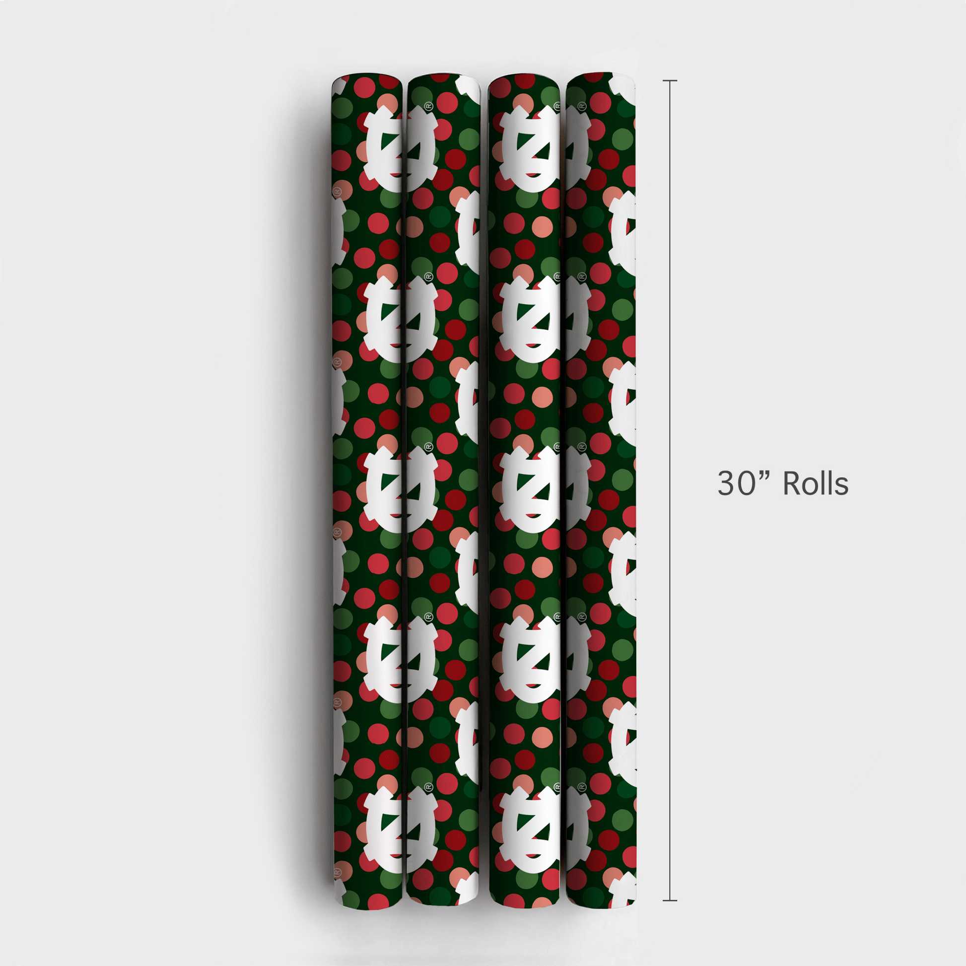 Carolina Christmas Dots - Wrapping Paper - Aspen & Arlo