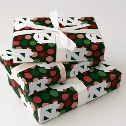 Carolina Christmas Dots - Wrapping Paper - Aspen & Arlo