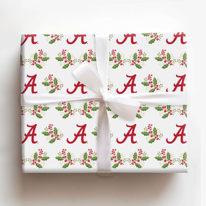 Alabama Holly - Wrapping Paper - Aspen & Arlo