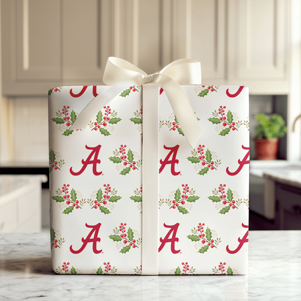 Alabama Holly - Wrapping Paper - Aspen & Arlo