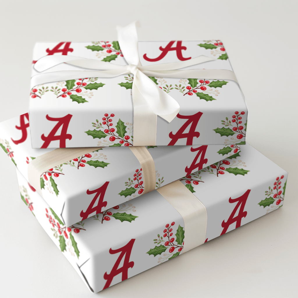 Alabama Holly - Wrapping Paper - Aspen & Arlo