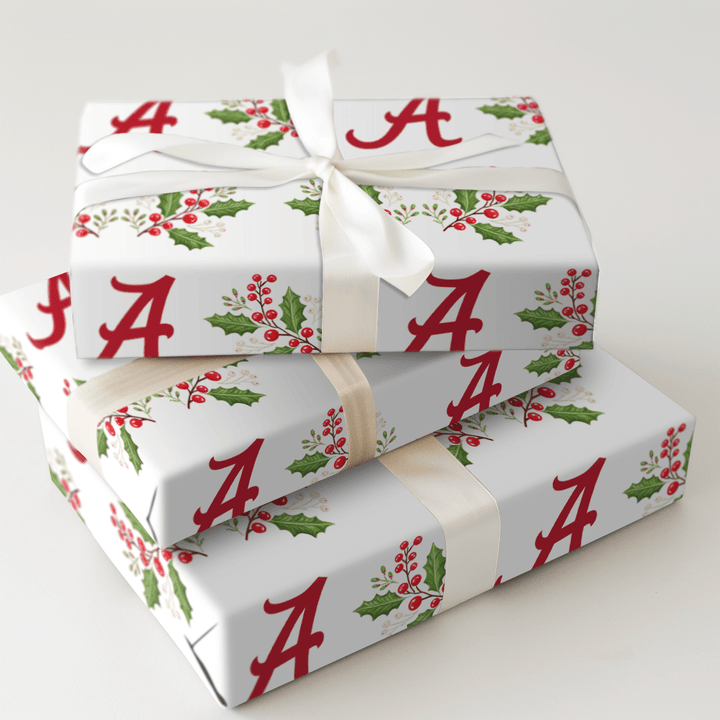 Alabama Holly - Wrapping Paper - Aspen & Arlo