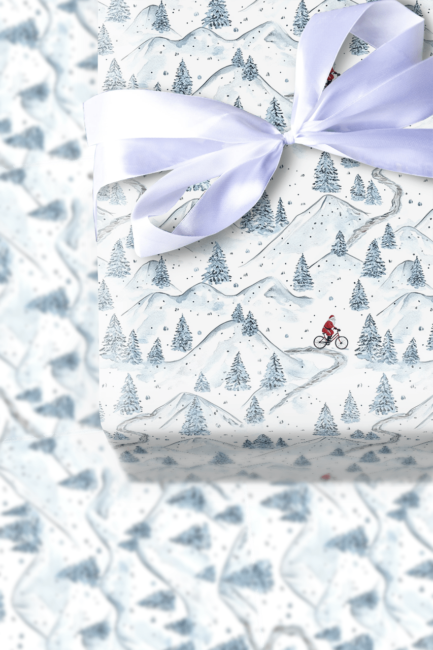 Bella Vista Biking - Wrapping Paper - Aspen & Arlo