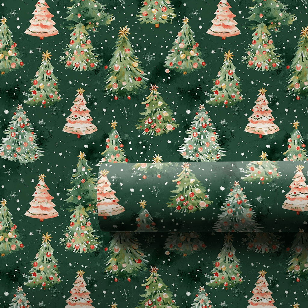 Festive Rounds - Wrapping Paper - Aspen & Arlo