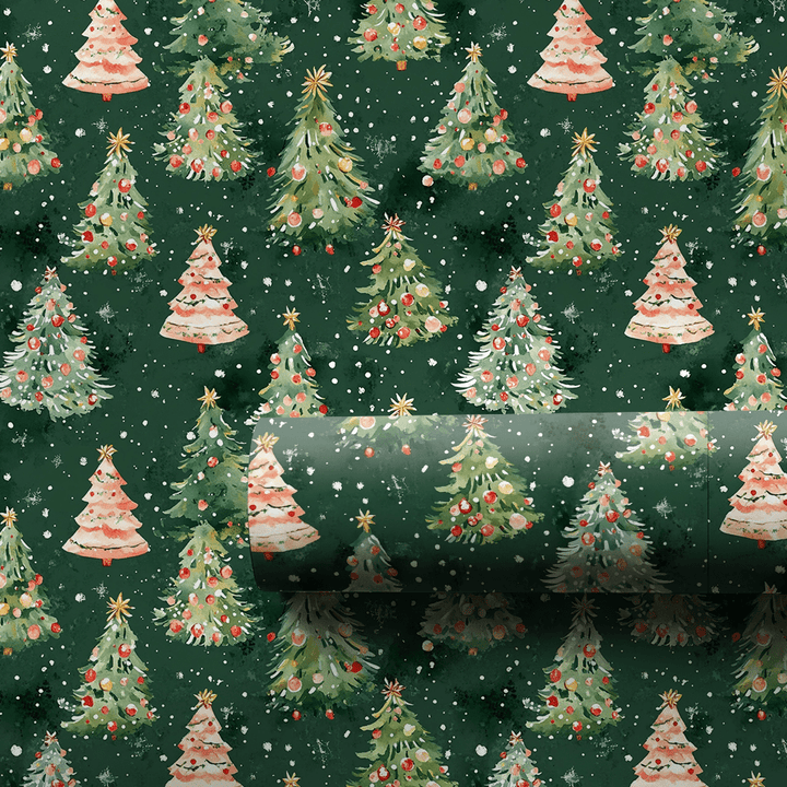Festive Rounds - Wrapping Paper - Aspen & Arlo