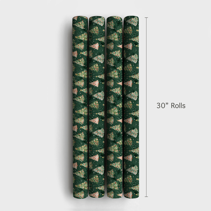 Festive Rounds - Wrapping Paper - Aspen & Arlo