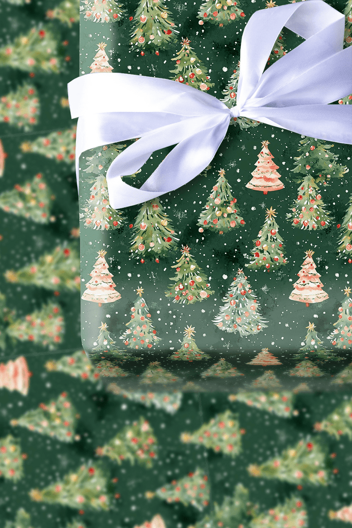 Festive Rounds - Wrapping Paper - Aspen & Arlo