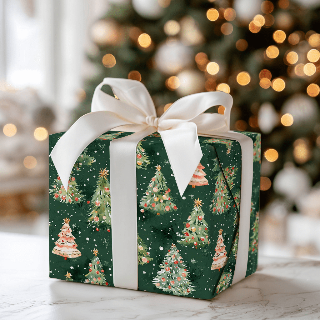 Festive Rounds - Wrapping Paper - Aspen & Arlo