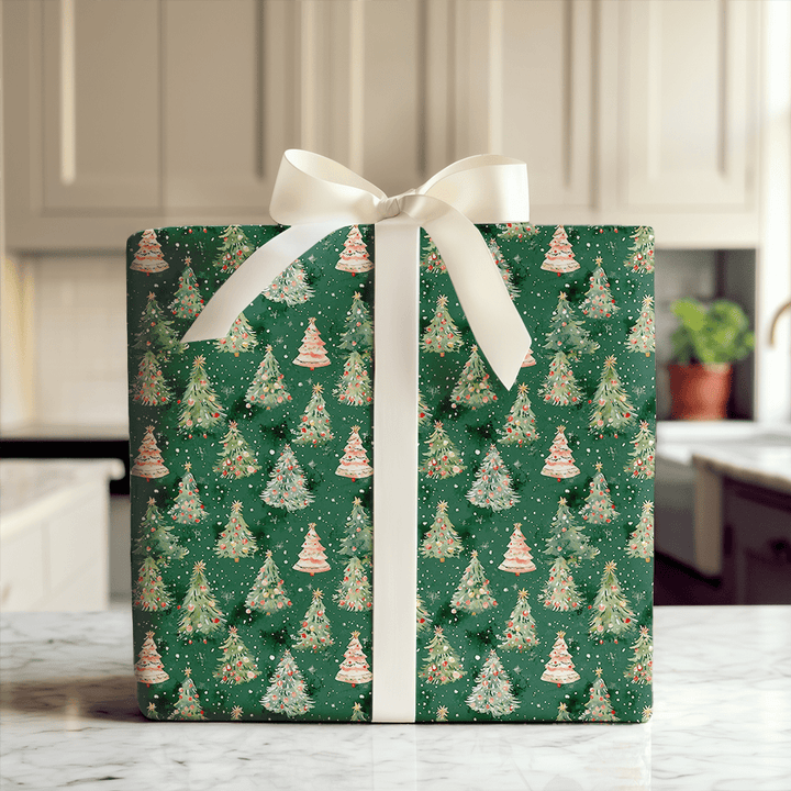 Festive Rounds - Wrapping Paper - Aspen & Arlo