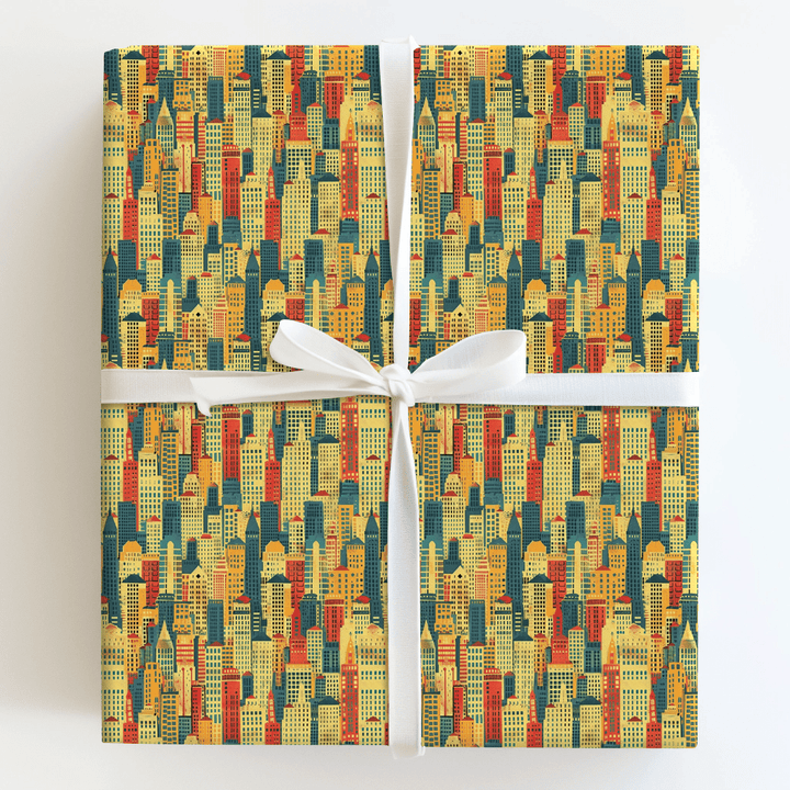 City Night Cap - Wrapping Paper - Aspen & Arlo