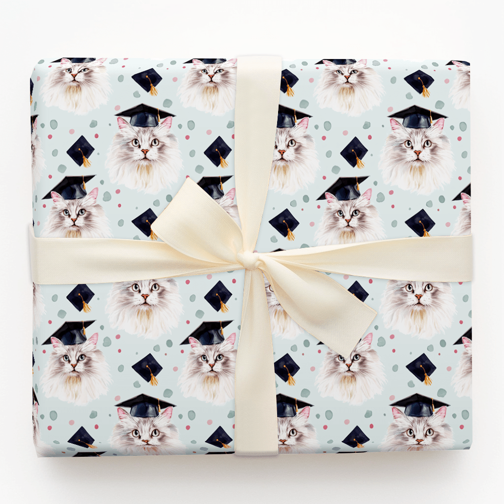 Turkish Angora Graduate - Wrapping Paper - Aspen & Arlo