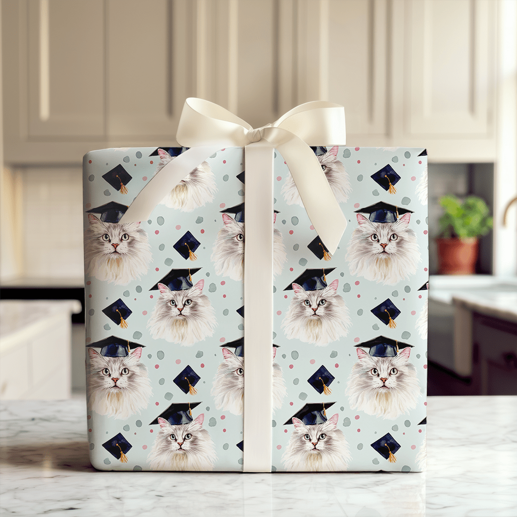 Turkish Angora Graduate - Wrapping Paper - Aspen & Arlo