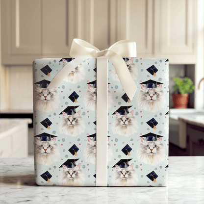 Turkish Angora Graduate - Wrapping Paper - Aspen & Arlo