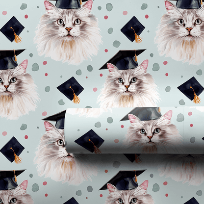 Turkish Angora Graduate - Wrapping Paper - Aspen & Arlo