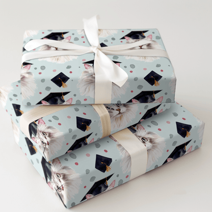Turkish Angora Graduate - Wrapping Paper - Aspen & Arlo