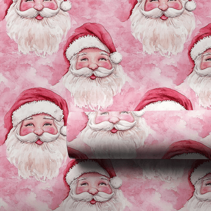 Blushing Claus - Wrapping Paper - Aspen & Arlo