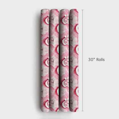 Blushing Claus - Wrapping Paper - Aspen & Arlo