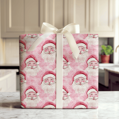 Blushing Claus - Wrapping Paper - Aspen & Arlo