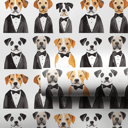 Be a Fancy Pup - Wrapping Paper - Aspen & Arlo