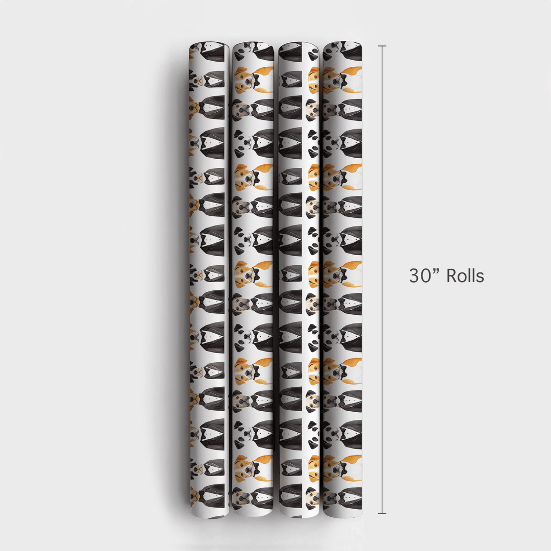 Be a Fancy Pup - Wrapping Paper - Aspen & Arlo