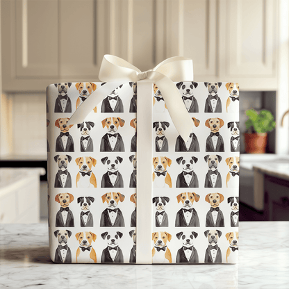 Be a Fancy Pup - Wrapping Paper - Aspen & Arlo