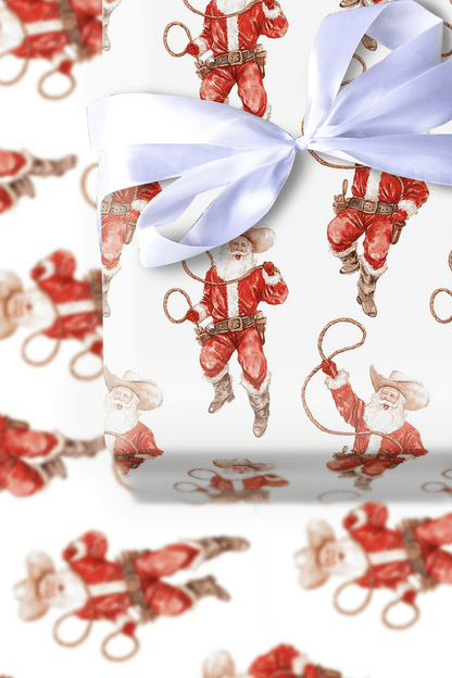 Lasso the Holidays - Wrapping Paper - Aspen & Arlo
