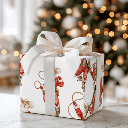 Lasso the Holidays - Wrapping Paper - Aspen & Arlo