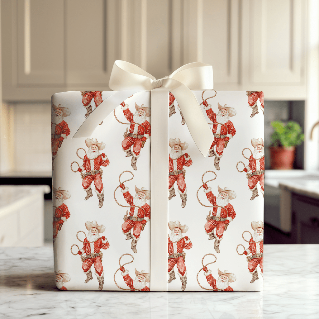 Lasso the Holidays - Wrapping Paper - Aspen & Arlo