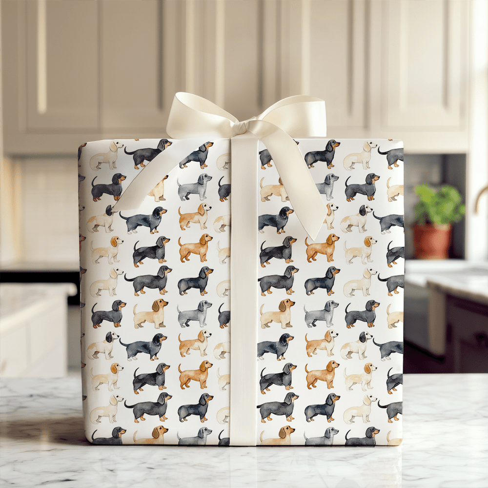 My Long Dog - Wrapping Paper - Aspen & Arlo
