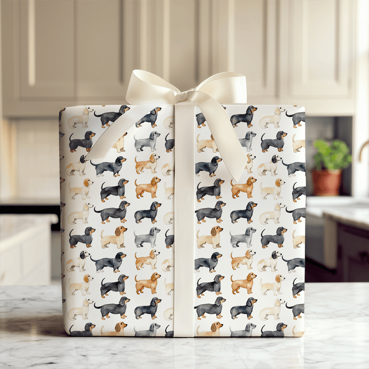 My Long Dog - Wrapping Paper - Aspen & Arlo