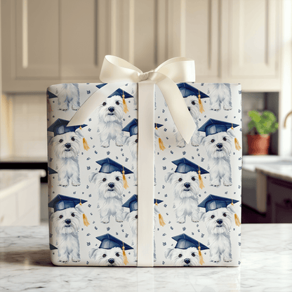 Westie Graduate - Wrapping Paper - Aspen & Arlo