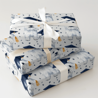Westie Graduate - Wrapping Paper - Aspen & Arlo