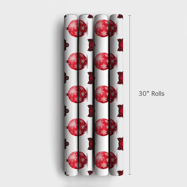 Wolves and Ornaments - Wrapping Paper - Aspen & Arlo