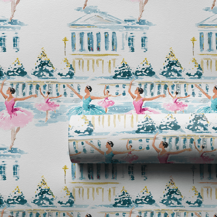Winter Ballet - Wrapping Paper - Aspen & Arlo
