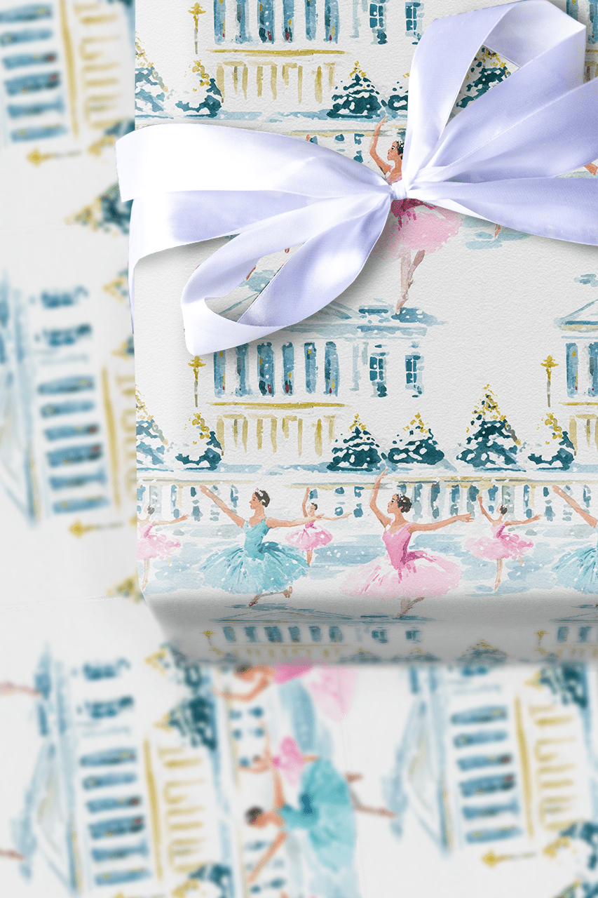 Winter Ballet - Wrapping Paper - Aspen & Arlo