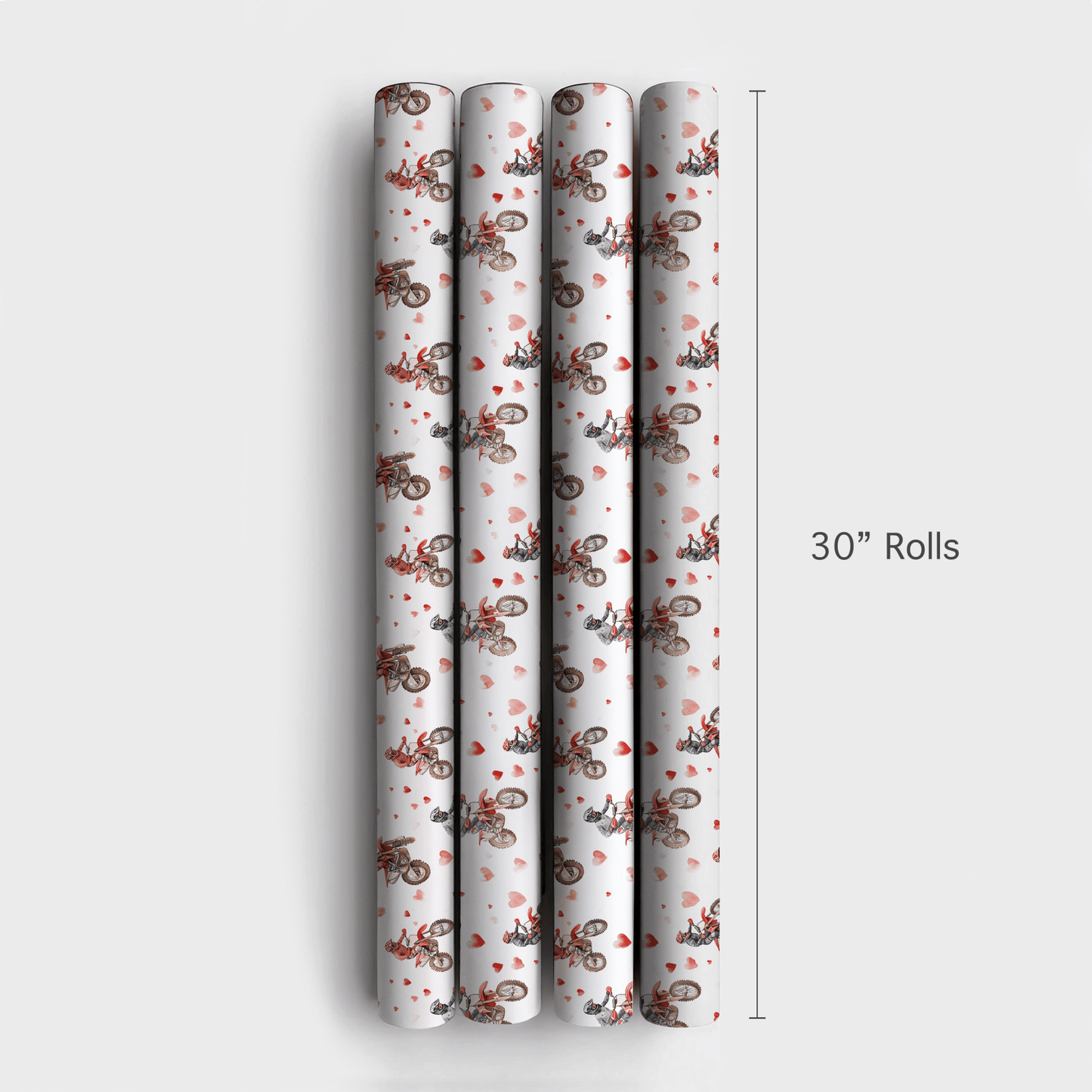 Gear Up for Love - Wrapping Paper - Aspen & Arlo