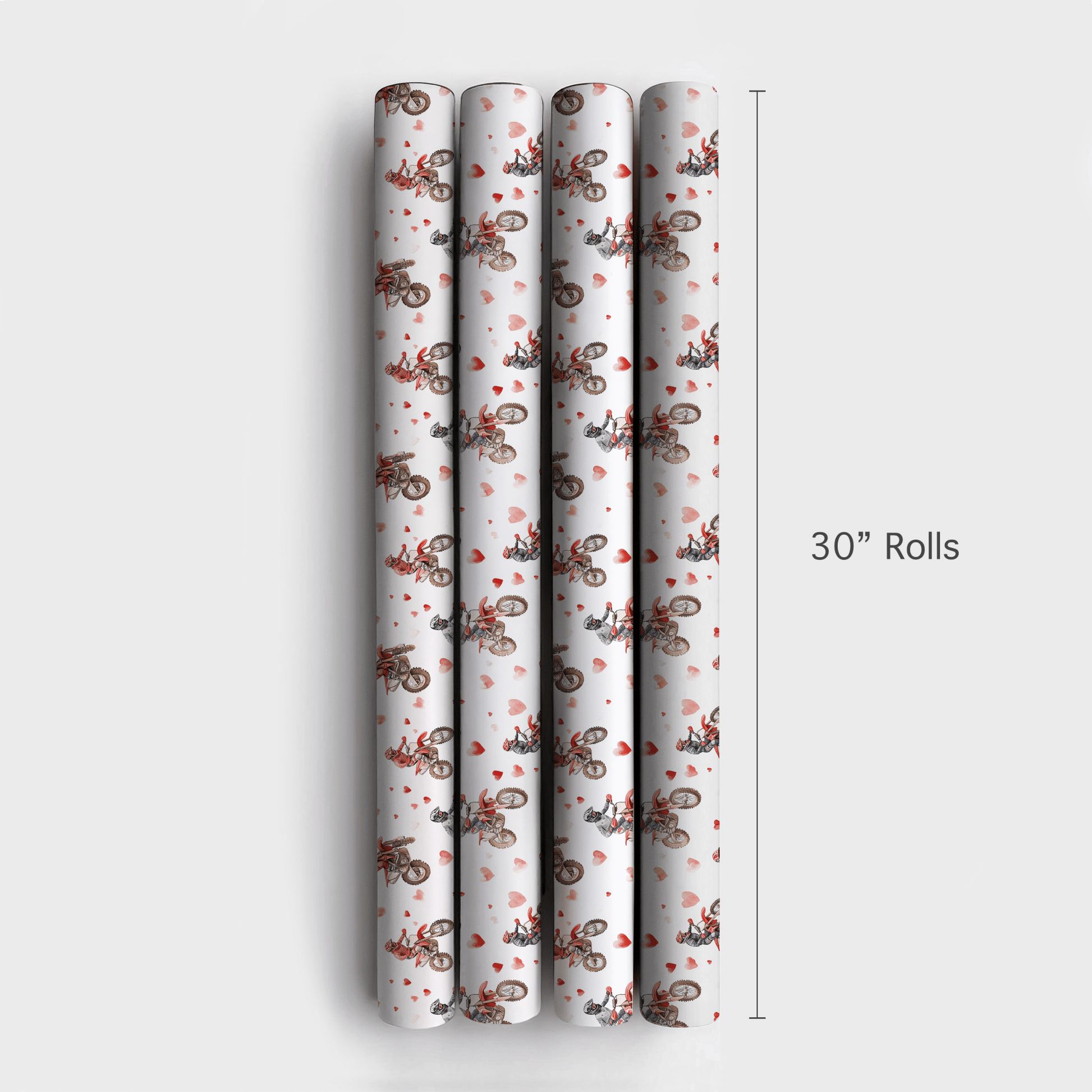 Gear Up for Love - Wrapping Paper - Aspen & Arlo