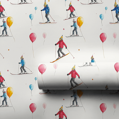 Ski Party - Wrapping Paper - Aspen & Arlo