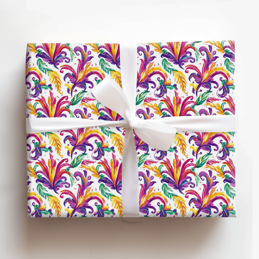 Feathered Fun - Wrapping Paper - Aspen & Arlo