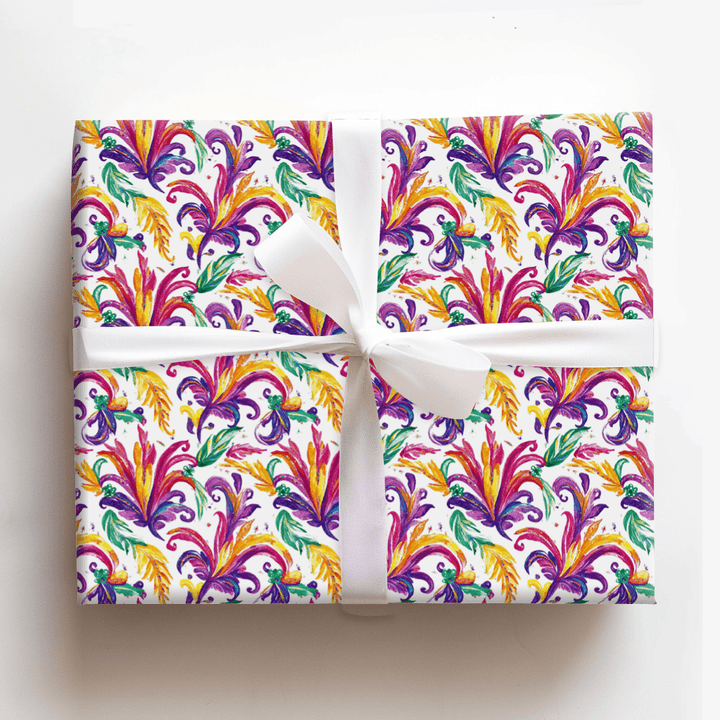 Feathered Fun - Wrapping Paper - Aspen & Arlo