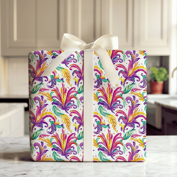 Feathered Fun - Wrapping Paper - Aspen & Arlo