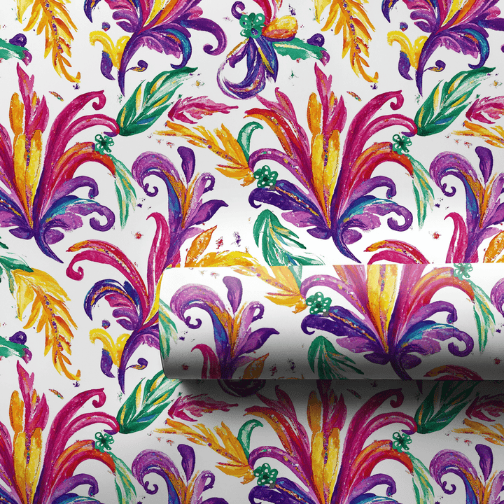 Feathered Fun - Wrapping Paper - Aspen & Arlo