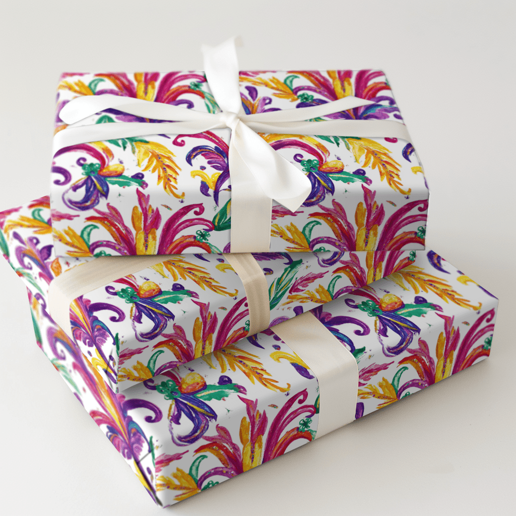 Feathered Fun - Wrapping Paper - Aspen & Arlo
