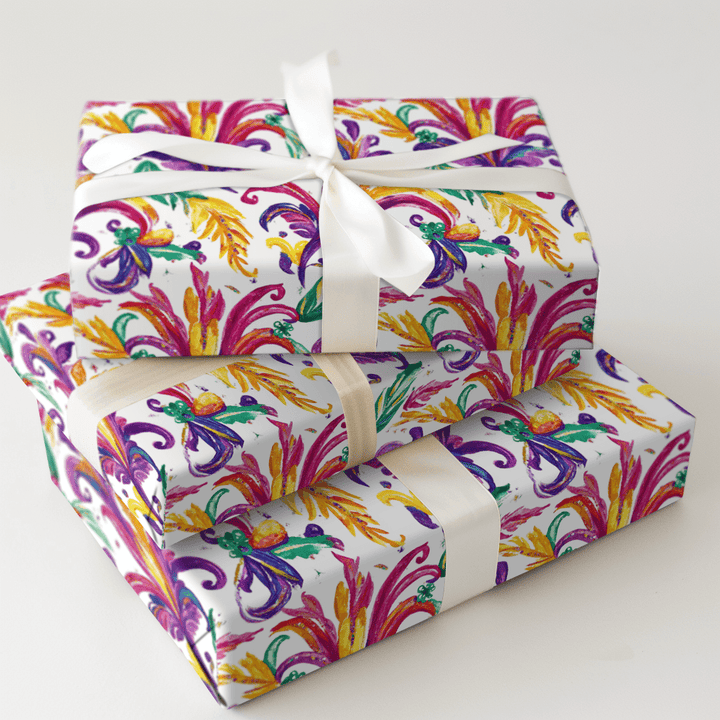 Feathered Fun - Wrapping Paper - Aspen & Arlo